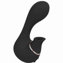 Вибратор с вакуумной стимуляцией Irresistible Mythical, черный Вибратор с вакуумной стимуляцией Irresistible Mythical, черный
