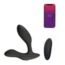 Вибромассажер простаты We-Vibe Vector+ с пультом ДУ, черный Вибромассажер простаты We-Vibe Vector+ с пультом ДУ, черный