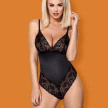 Боди с кружевными чашечками Obsessive, S/M