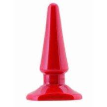 Анальная пробка Toyfa Black&Red Plug, красная