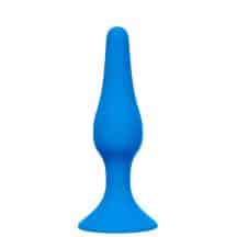 Анальная пробка Lola Games Back Door Slim Anal Plug L, синяя Анальная пробка Lola Games Back Door Slim Anal Plug L, синяя