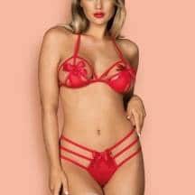 Комплект Obsessive Гифтелла красный, S/M