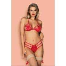 Комплект Obsessive Гифтелла красный, S/M. Нет в наличии Комплект Obsessive Гифтелла красный, S/M