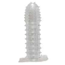 Насадка гелевая c шипами прозрачная Toyfa. Нет в наличии Насадка гелевая c шипами прозрачная Toyfa