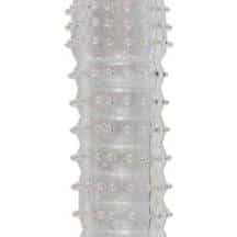 Насадка гелевая c шипами прозрачная Toyfa