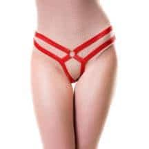 Трусики H.E.L. Trixi, текстиль, красные, OS