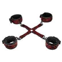 Фиксатор запястий к лодыжкам Shots Media Ouch! Luxury Hogtie, красный. Нет в наличии Фиксатор запястий к лодыжкам Shots Media Ouch! Luxury Hogtie, красный