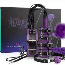 Набор БДСМ Secret Pleasure Chest Purple Apprentice 9 предметов, фиолетовый
