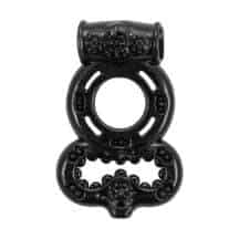 Виброкольцо с подхватом мошонки Lola Games Rings! Treadle, черное Виброкольцо с подхватом мошонки Lola Games Rings! Treadle, черное