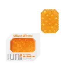 Мастурбатор Tenga Uni 03 Topaz, оранжевый