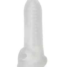 Насадка-удлинитель пениса Lola Games Super Hero Striker с подхватом мошонки, бесцветная Насадка-удлинитель пениса Lola Games Super Hero Striker с подхватом мошонки, бесцветная