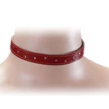 Ошейник со стразами