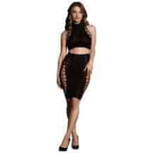 Комплект топ и юбка Shots Le Desir Shade Kala XS/XL, черный. Нет в наличии Комплект топ и юбка Shots Le Desir Shade Kala XS/XL, черный