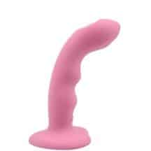 Фаллоимитатор с двусторонней таппинг-стимуляцией Strap-on-me Wave, розовый Фаллоимитатор с двусторонней таппинг-стимуляцией Strap-on-me Wave, розовый