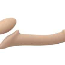 Гибкий страпон Strap-on-me Semi-Realistic M, телесный