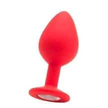 Анальная пробка с кристаллом Diamond Butt Plug (Large) Shots