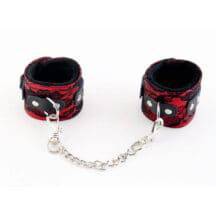 Кружевные Наручники Marcus красные. Нет в наличии Кружевные Наручники Marcus красные