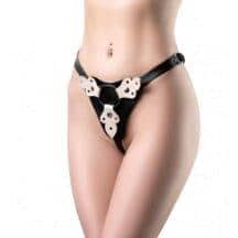 Трусики для страпона БДСМ Арсенал Angela Кольцо черный, OS. Нет в наличии Трусики для страпона БДСМ Арсенал Angela Кольцо черный, OS