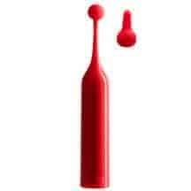 Точечный вибратор Romp Pop с двумя насадками, красный Точечный вибратор Romp Pop с двумя насадками, красный