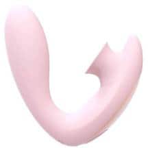 Вибратор для точки G с вакуумной стимуляцией Irresistible Desirable, розовый