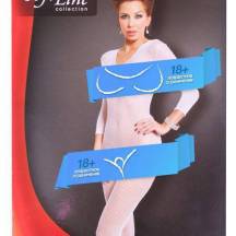 Чулок на тело SoftLine, размер S/L, цвет белый