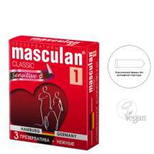 Презервативы Masculan Classic Sensitive, 3 шт