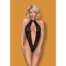 Боди полупрозрачное с глубоким вырезом 830-TED-1 Obsessive, S/M