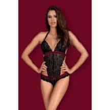 Боди Obsessive Rossita S/M, чёрный Боди Obsessive Rossita S/M, чёрный