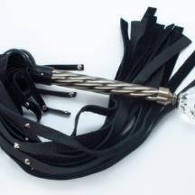 Плеть эксклюзивная с металлической ручкой