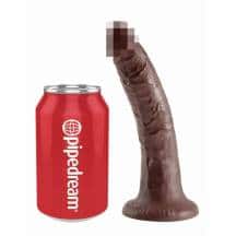 Фаллоимитатор на присоске PipeDream King Cock 17.8 см, коричневый. Нет в наличии Фаллоимитатор на присоске PipeDream King Cock 17.8 см, коричневый