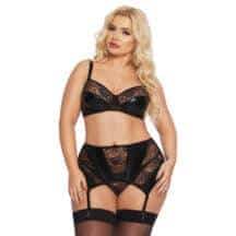 Комплект открытый SoftLine Collection Joana XXL, чёрный