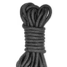 Веревка для фиксации Lola Games Party Hard Do Not Disturb 5 м, черная Веревка для фиксации Lola Games Party Hard Do Not Disturb 5 м, черная