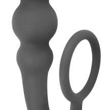 Эрекционное кольцо с анальным стимулятором Lola Games Spice It Up New Edition Legend, серое