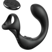 Вибромассажер простаты PipeDream Ass-Gasm Taint-alizer с пультом ДУ, черный