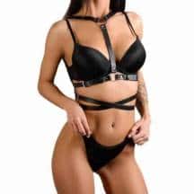 Портупея BDSM Арсенал Aphrodite OS, черная. Нет в наличии Портупея BDSM Арсенал Aphrodite OS, черная