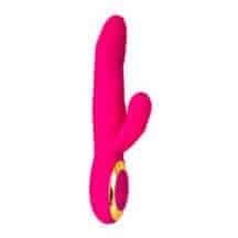 Вибратор-кролик с нагревом Jos Nega, розовый, 22 см