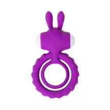 Виброкольцо Jos Good Bunny, фиолетовый