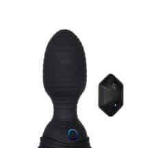 Анальная вибропробка с расширением Evolved Zero Tolerance Shape Shifter и пультом ДУ, чёрная