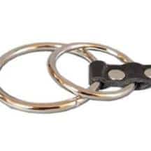 Сбруя на фаллос и мошонку, 2 кольца