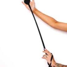 Стек Scandal из натуральной кожи в форме сердца, черный