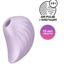 Вакуумный стимулятор клитора с вибрацией Satisfyer Pearl Diver, фиолетовый. Нет в наличии Вакуумный стимулятор клитора с вибрацией Satisfyer Pearl Diver, фиолетовый