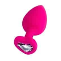 Анальная пробка ToDo by Toyfa Diamond Heart, розовая с бесцветным кристаллом Анальная пробка ToDo by Toyfa Diamond Heart, розовая с бесцветным кристаллом