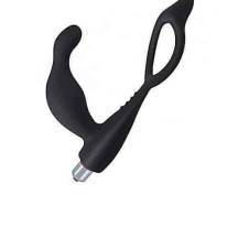 Массажер простаты Levett Gaius с подхватом мошонки, чёрный