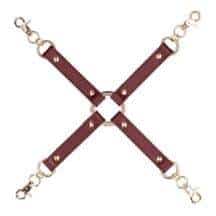 Крестообразный фиксатор Shots Ouch! Halo, бордовый Крестообразный фиксатор Shots Ouch! Halo, бордовый