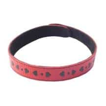 Ошейник с сердечками красный. Нет в наличии Ошейник с сердечками красный