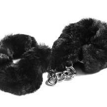 HAFTB001 - Наручники с искусственным мехом, цвет Черный
