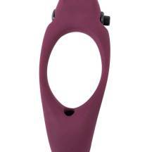 Виброкольцо Lola Games Pure Passion Stardust, бордовое