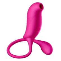 Вакуумный стимулятор клитора Erocome Tucana с вибрацией, ярко-розовый. Нет в наличии Вакуумный стимулятор клитора Erocome Tucana с вибрацией, ярко-розовый