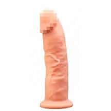 Фаллоимитатор SilexD Model 2 19.2 см, телесный Фаллоимитатор SilexD Model 2 19.2 см, телесный
