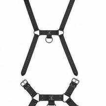 Портупея мужская Shots Media Ouch Suklls and Bones, чёрнaя, OS